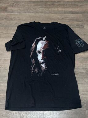 Jared Emerson Face Of God Jesus Graphic T-Shirt Art Reaches Everyone